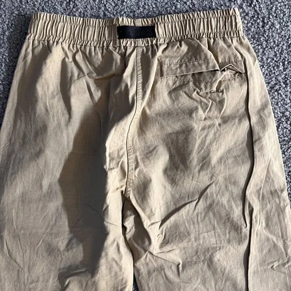 Krooked Eyes Ripstop Double Knee Skater Pants Men's Sz. S - Khaki - Good Cond. - Picture 7 of 15